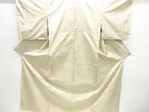 幾何学模様織り出し本場大島紬単衣着物(5マルキ)